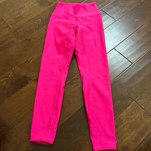 Alo pink airlift leggings size XS